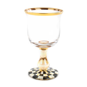 Courtly Check Water Glass